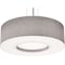 Afx Montclair 30in. LED Pendant, Satin Nickel Finish, Grey Shade MCP3044L5AJUDSN-GY - alternate 1